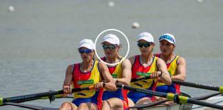 Canotoarea Adriana Adam, vicecampioană europeană cu echipajul de patru rame feminin