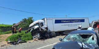 Accident cu cinci victime la Oltenești