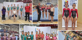 Gimnastele din Bârlad, vicecampioane naționale la categoria Junioare III, Nivel 7