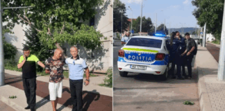 Luat la bătaie pe stradă fără niciun motiv. Salvat de polițiștii locali, care au reținut agresorul