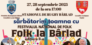 Festivalul Național de Folk „Folk la Bârlad”, 27-28 septembrie, un eveniment de referință al genului