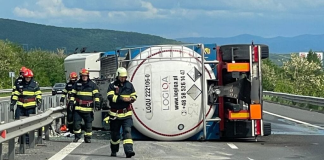Cisterna cu 19.000 de litri de gaz metan răsturnată la Simila nu a provocat poluare