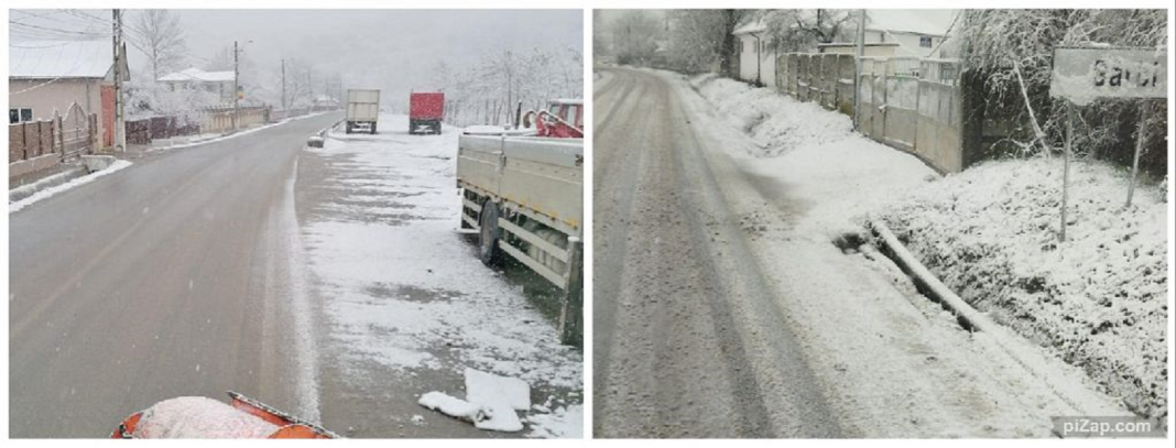 Iarna a venit din plin la sud de județul nostru