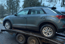 Autoturism în valoare de 100.000 de lei, furat din Italia, reținut la Albița