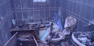 Locuință din Negrești distrusă într-un incendiu pornit de la un scurtcircuit la mașina de spălat