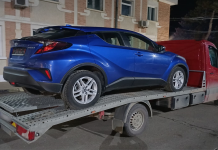 Autoturism de 100.000 de lei, furat din Italia, reținut la Albița