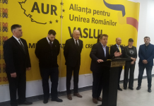 Provocările realității vasluiene și naționale, dezbătute la conferința de presă a Filialei județene AUR Vaslui.