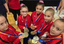 Gimnastele CSS Bârlad, aur, argint și bronz la Campionatul Național al Junioarelor