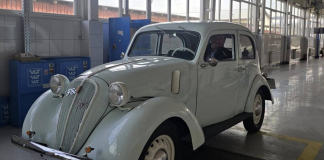 Imagine spectaculoasă pentru pasionații de automobile: Un Fiat 508C fabricat în 1937 a fost omologat la RAR Vaslui