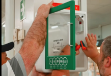 Defibrilator semi-automat extern, montat la Piața Traian din Vaslui