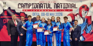 Rezultate remarcabile ale luptătorilor Liga de Est Vaslui la Campionatul Național de Taekwon-do pentru Copii