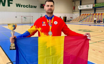 Vasluianul Marius Profire, câștigător al argintului la campionatul Asociației Internaționale a Polițiștilor cu echipa României