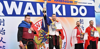 Polițiștul hușean Adrian Mîndru, medalii de aur la Campionatul Mondial de Arte Marțiale