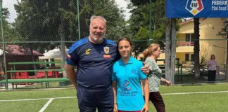 Atacanta bârlădeancă de 13 ani care promite să facă istorie în fotbalul feminin