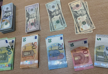 Turc depistat la Albița cu mii de euro și dolari nedeclarați