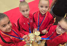 Aur și bronz pentru echipele de gimnaste ale CSS Bârlad la Campionatul Național