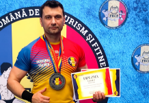 Jandarm vasluian, din nou pe podiumul național: Marius Zamfir, vicecampion național la Fitness Challenge