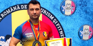 Jandarm vasluian, din nou pe podiumul național: Marius Zamfir, vicecampion național la Fitness Challenge