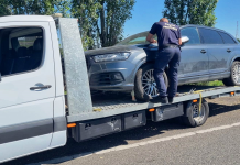 Mașină de 210.000 de lei furată în Germania, descoperită la Râșești