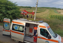 Copil de 12 ani, transportat cu elicopterul SMURD, după ce a căzut dintr-o căruță, la Pogonești