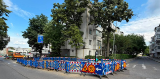Noi restricții în trafic în municipiul Vaslui cauzate de lucrările de pe strada Nicolae Iorga