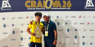 Flavius Iustin Cazacu, de la CSS Bârlad, campion balcanic de atletism la U20