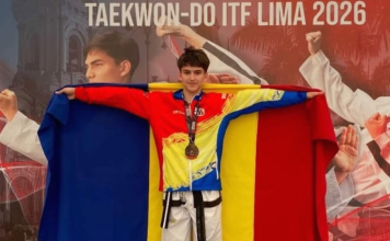Vasluianul Gabriel Emilian Zaharia, de la Liga de Est, a cucerit aurul la Campionatul Sud-American de Taekwon-do ITF