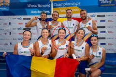 Performanță istorică: A treia medalie de aur pentru vasluiana Adriana Adam la Mondialele de canotaj de la Amsterdam