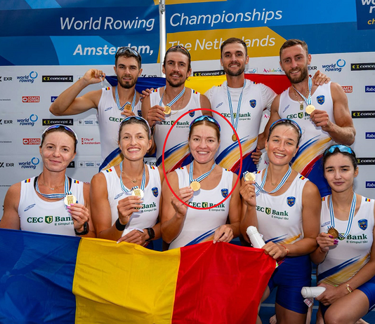 Performanță istorică: Trei medalii de aur pentru vasluianca Adriana Adam la Mondialele de canotaj de la Amsterdam