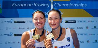 Vasluianca Adriana Adam, aur la dublu rame, cu un nou record european, la Europenele de canotaj