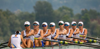 Echipajul feminin de 8+1 al României, cu vasluianca Adriana Adam în barcă, a stabilit un nou record în cursa preliminară de la Campionatele Europene 2026