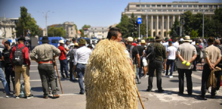 Oierii vasluieni, amendați drastic de jandarmii bucureșteni la protestul de la sfârșitul lunii trecute din Piața Presei și Piața Victoriei