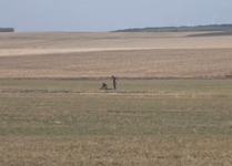Dronă prăbuşită pe un câmp în Viișoara. Zona a fost izolată şi verificată de un echipaj pirotehnic al SRI